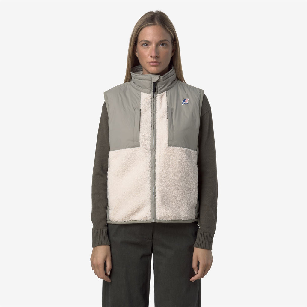 VITAL 4.0 ORSETTO - Fleece - Vest - Unisex - GREEN OAK-ECRU
