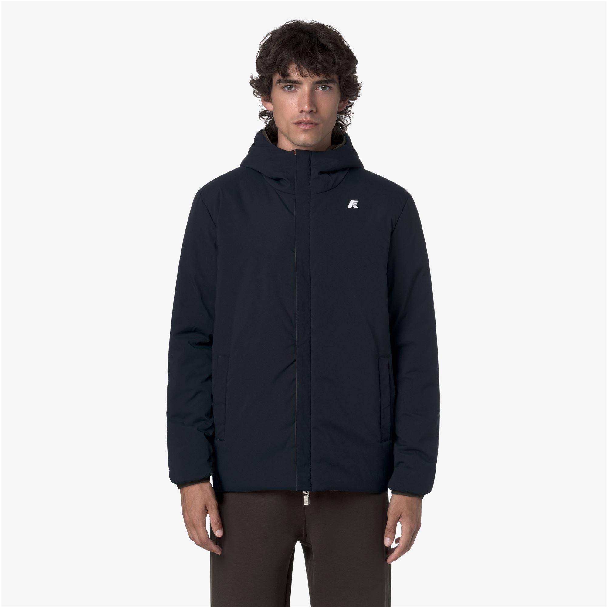 JACK ST WARM REVERSIBLE - Jackets - Short - Man - BLACK OLIVE-BLUE DEPTH