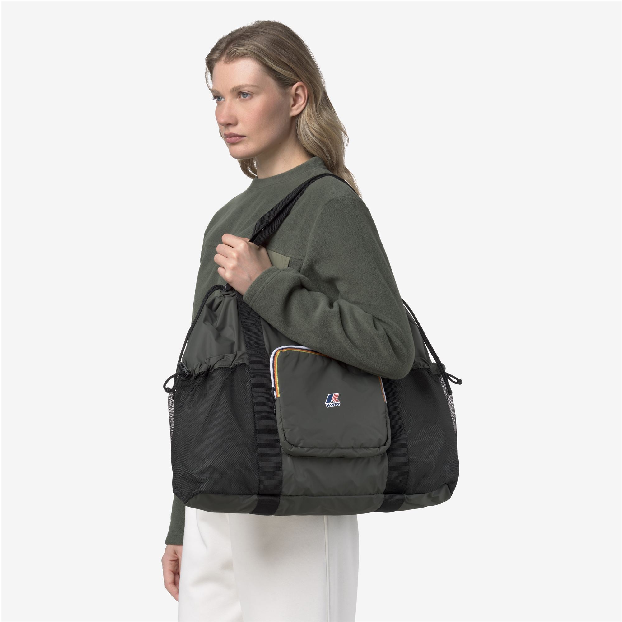 LE VRAI 4.0 JEANETTE - Bags - TOTE BAG - Unisex - GREEN BLACKISH