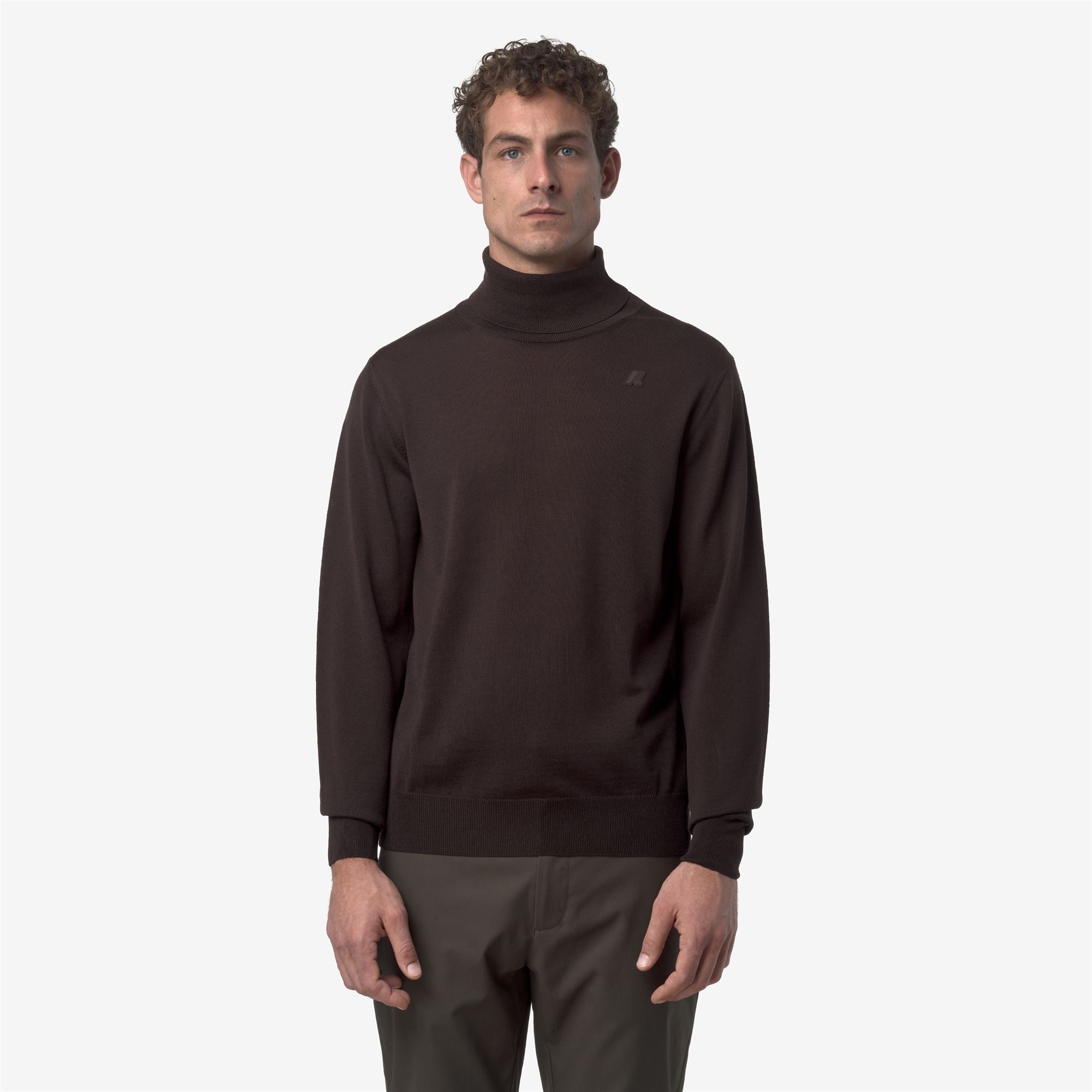 HENRY MERINO - KNITWEAR - Pull Over - Man - BLACK COFFEE