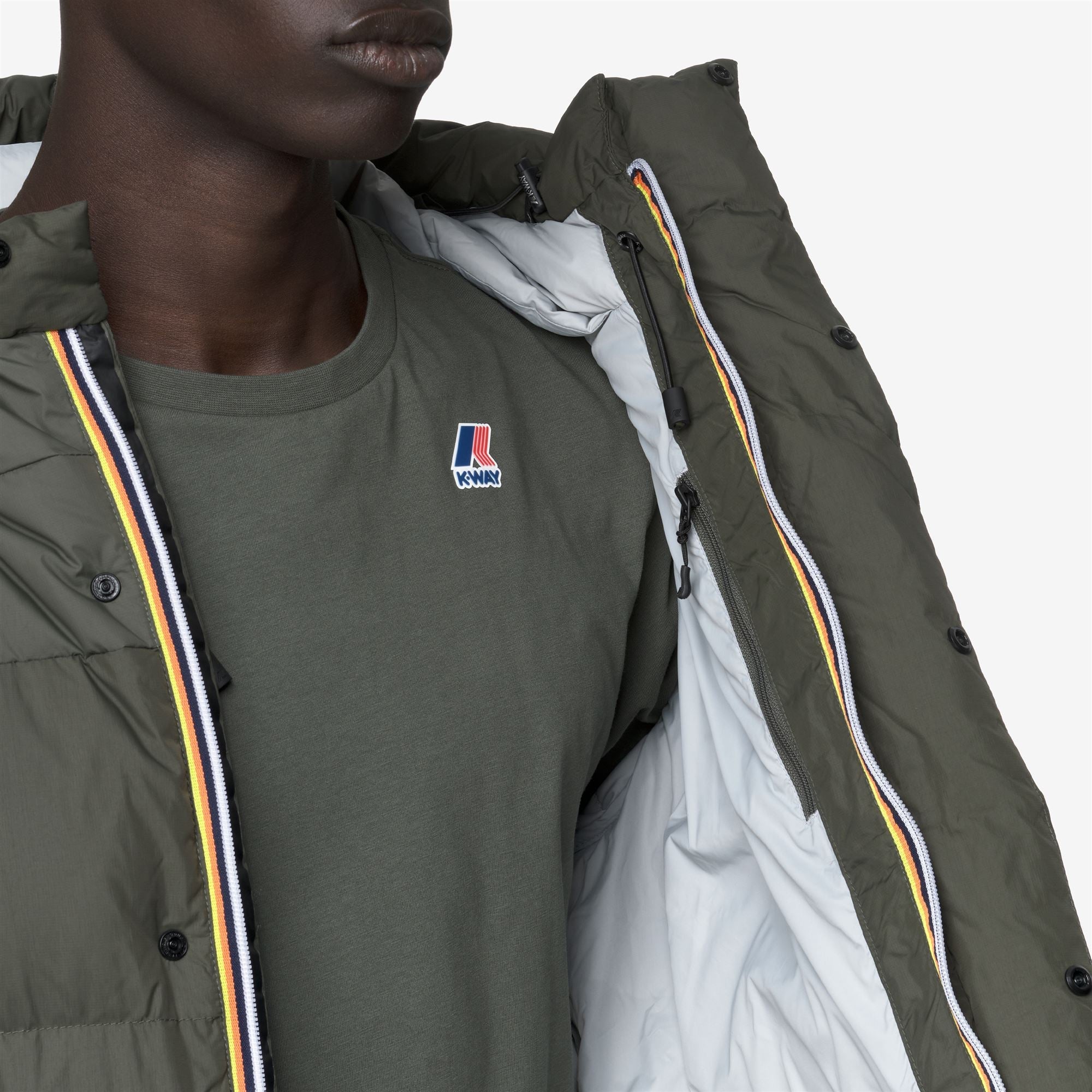 LE VRAI 4.0 AURELE HEAVY WARM - Jackets - Mid - Unisex - GREEN BLACKISH