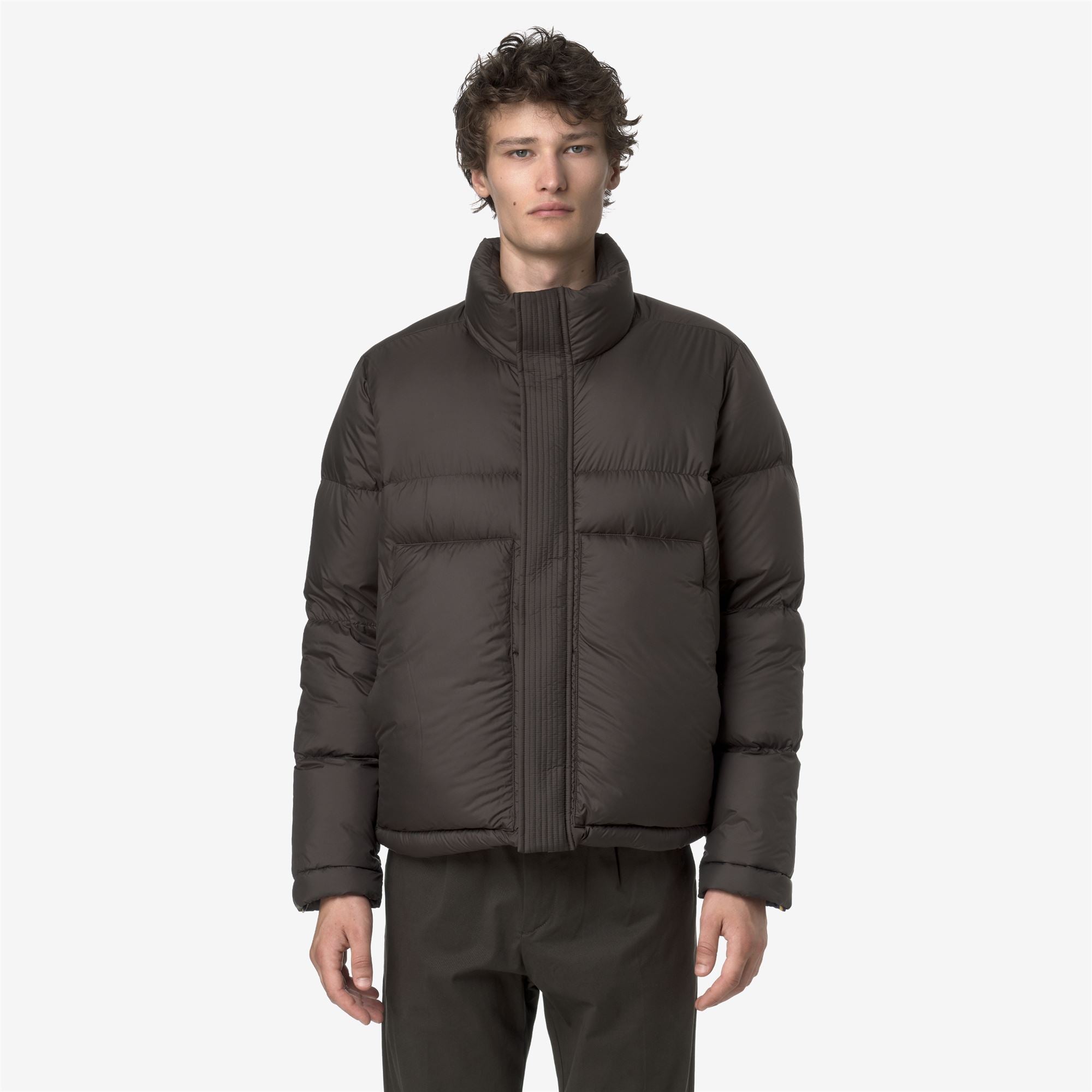 TUILL THERMO MICROFIBER - Jackets - Short - Man - BLACK OLIVE COMBO