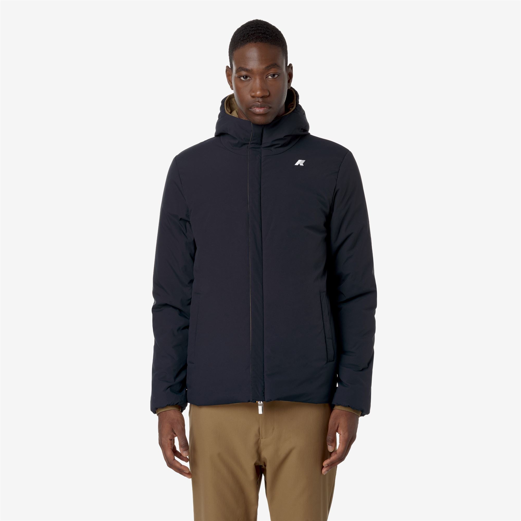 JACK ST WARM REVERSIBLE - Jackets - Short - Man - BROWN CORDA-BLUE DEPTH