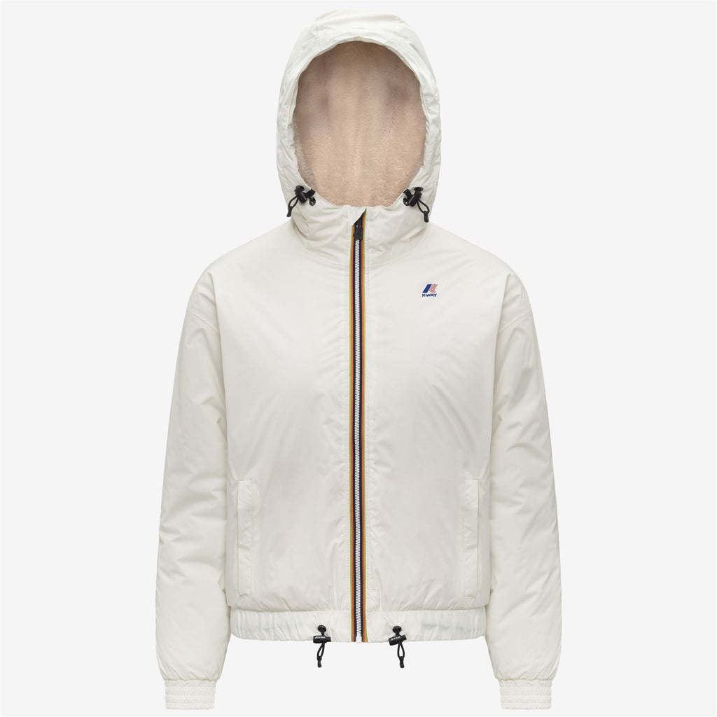 LE VRAI 4.0 ALBINE ORSETTO - Jackets - Short - Woman - WHITE GARDENIA