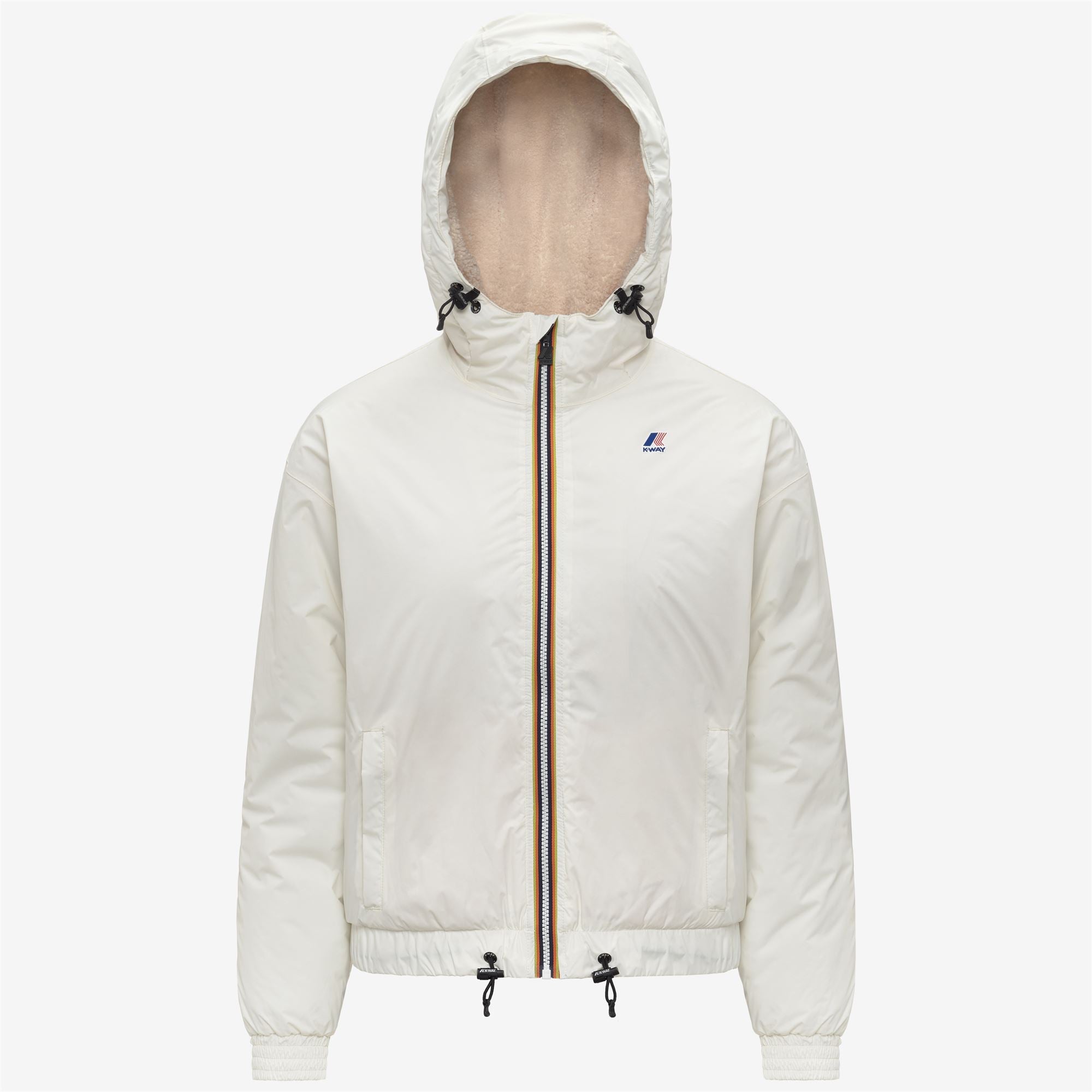 LE VRAI 4.0 ALBINE ORSETTO - Jackets - Short - Woman - WHITE GARDENIA