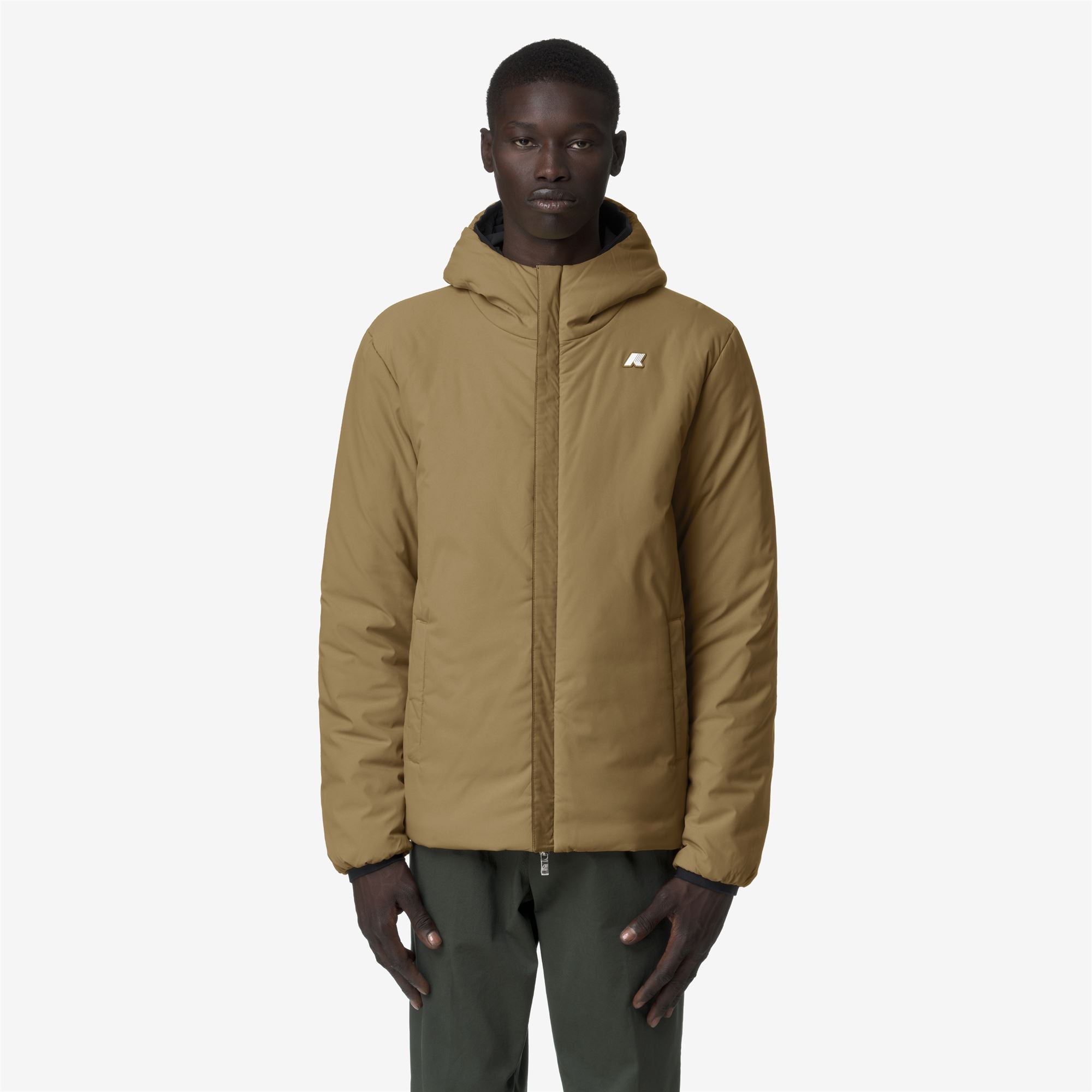 JACK ST WARM REVERSIBLE - Jackets - Short - Man - BLACK PURE-BEIGE SEED