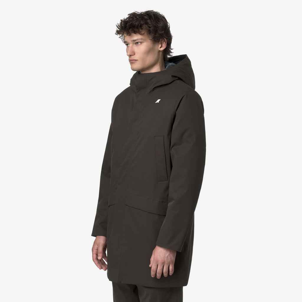JARNO TWILL MARMOTTA - Jackets - Short - Man - BLACK OLIVE-BLUE AIRFORCE