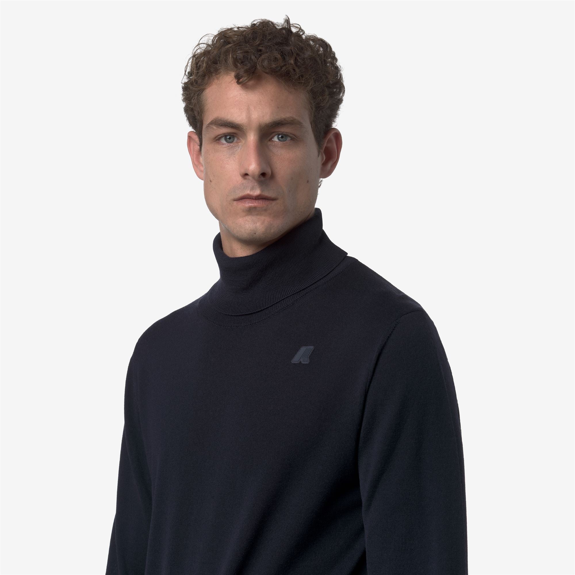 HENRY MERINO - KNITWEAR - Pull Over - Man - BLUE DEPTH