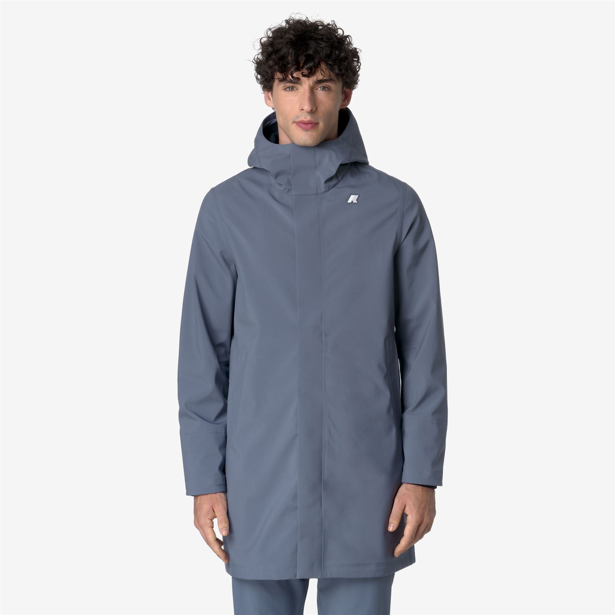 THOMAS BONDED - Jackets - Long - Man - GREY BLUE A-BLUE D