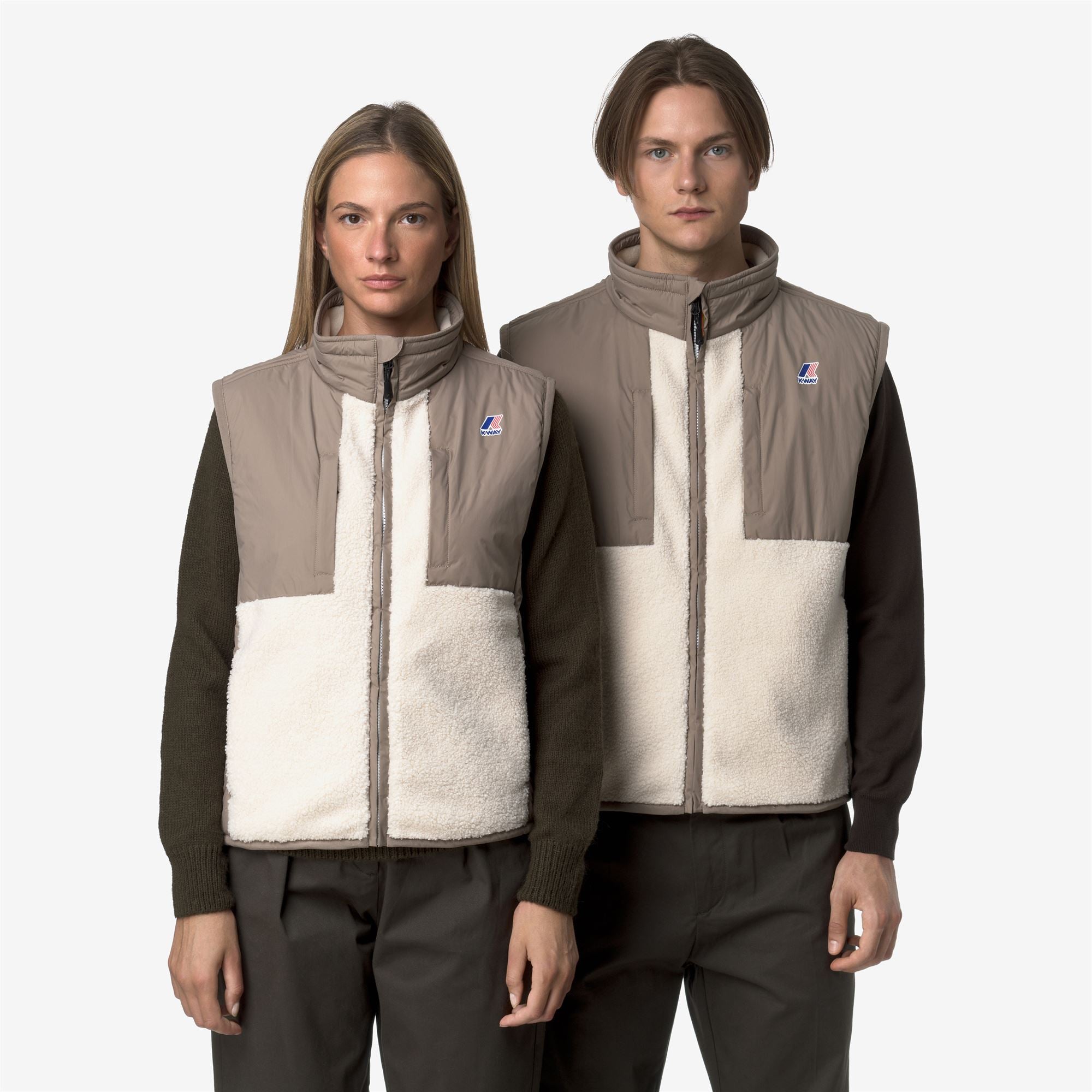 VITAL 4.0 ORSETTO - Fleece - Vest - Unisex - BEIGE TAUPE-ECRU