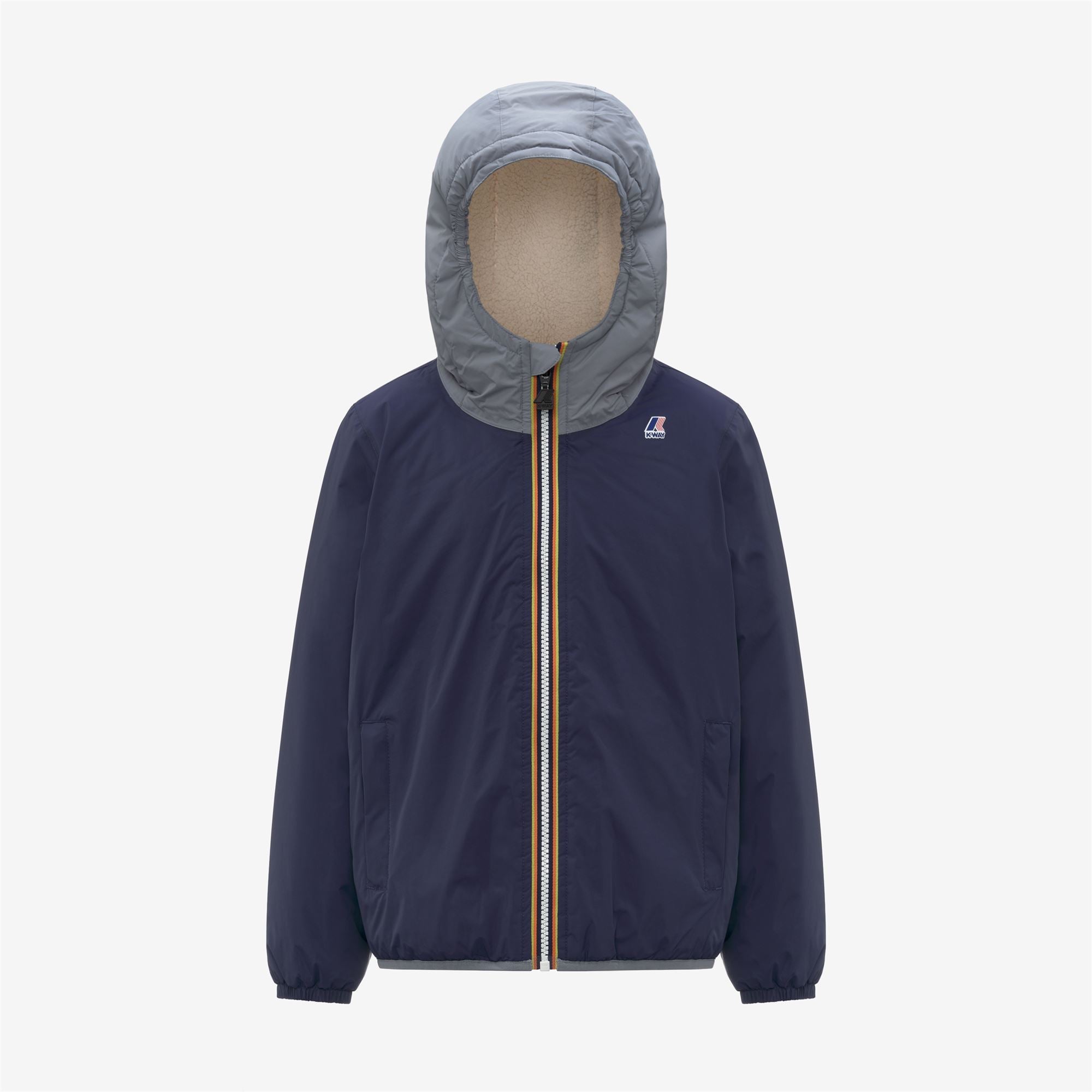 P. LE VRAI 4.0 CLAUDE ORSETTO - Jackets - Mid - Kid unisex - BLUE DEEP COBALT-GREY MD
