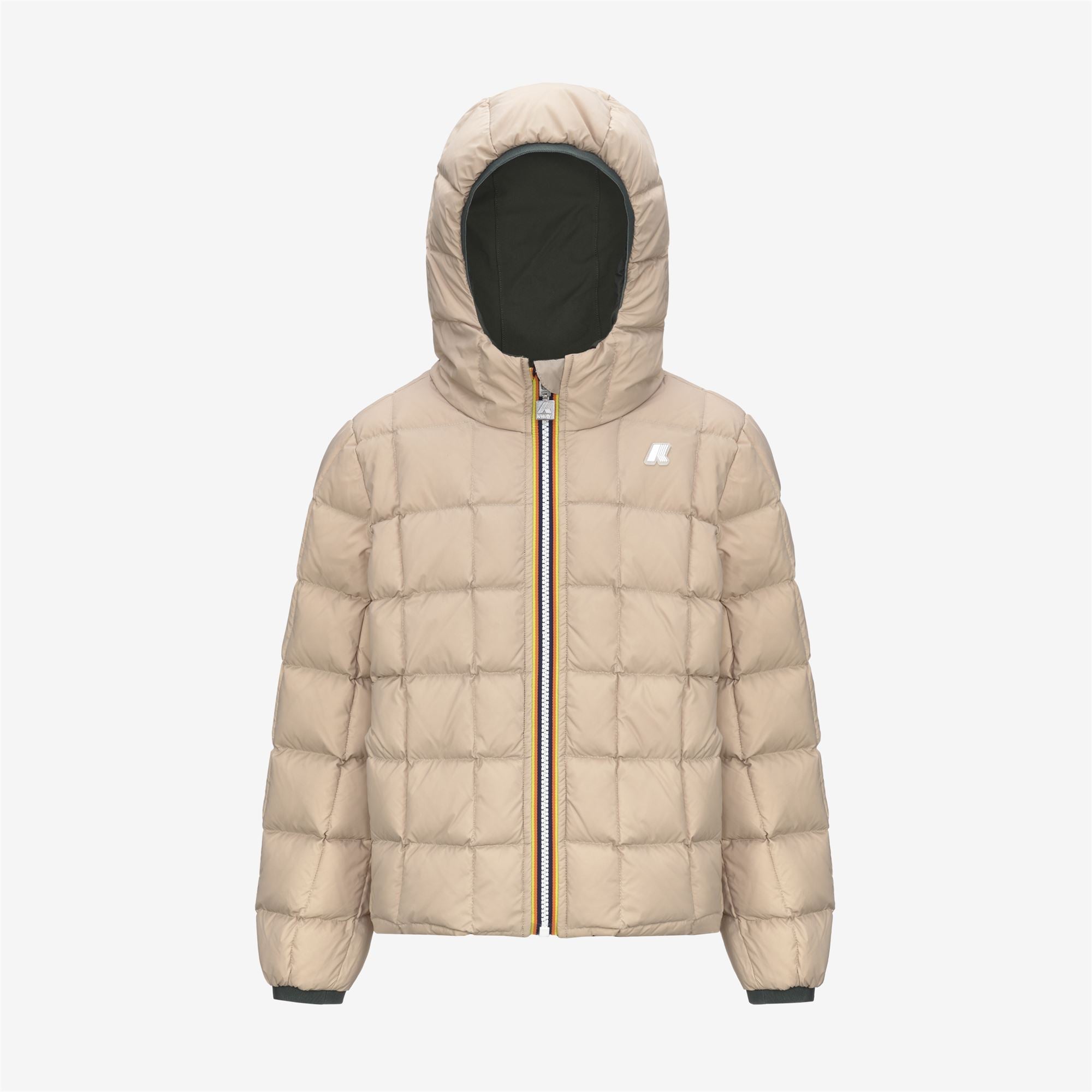 P. JACK ST THERMO REVERSIBLE - Jackets - Short - Boy - GREEN B-BEIGE G