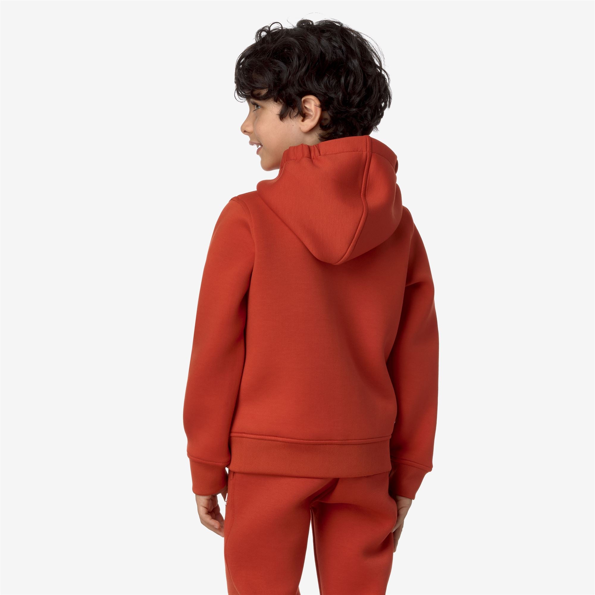 P. BERENGER SPACER - Fleece - Jacket - Boy - RED POMPEIAN