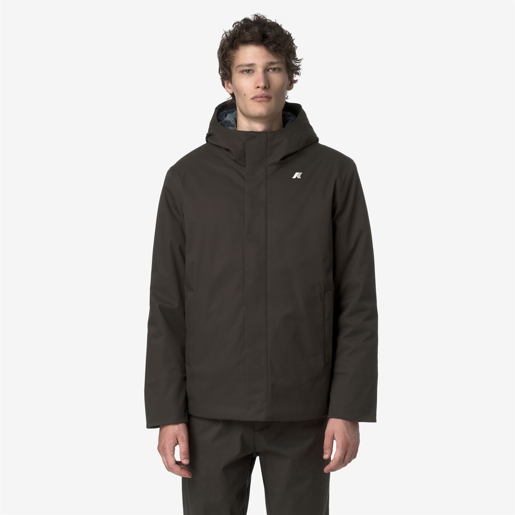 JACKO TWILL MARMOTTA - Jackets - Short - Man - BLACK OLIVE-BLUE AIRFORCE