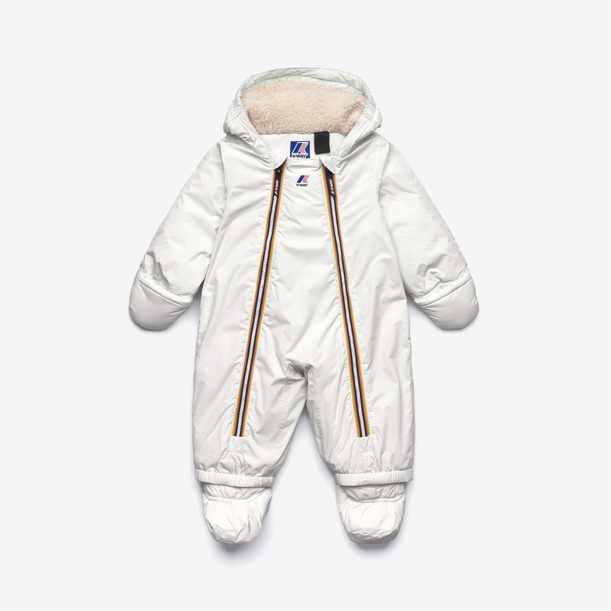 E. LE VRAI 4.0 SNOTTY ORSETTO - Sport Suits - TRACKSUIT - Kid unisex - WHITE GARDENIA