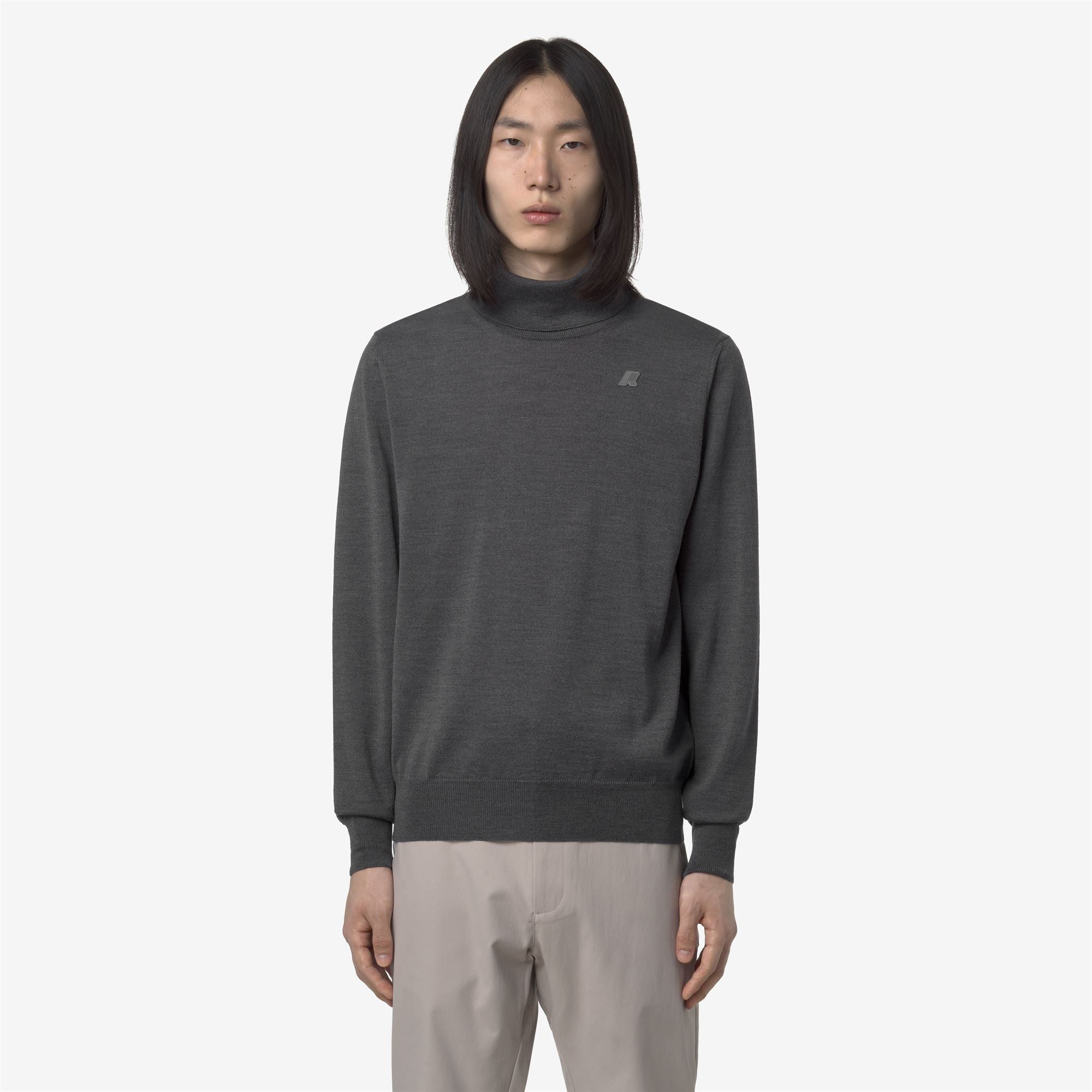 HENRY MERINO - KNITWEAR - Pull Over - Man - GREY MD MEL