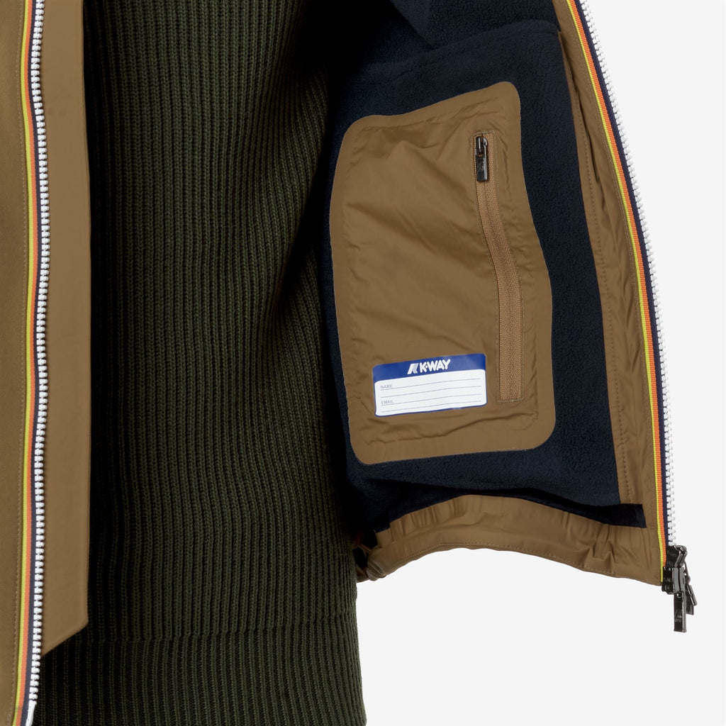 JACKO BONDED - Jackets - Short - Man - BROWN CORDA-BLUE DEPTH
