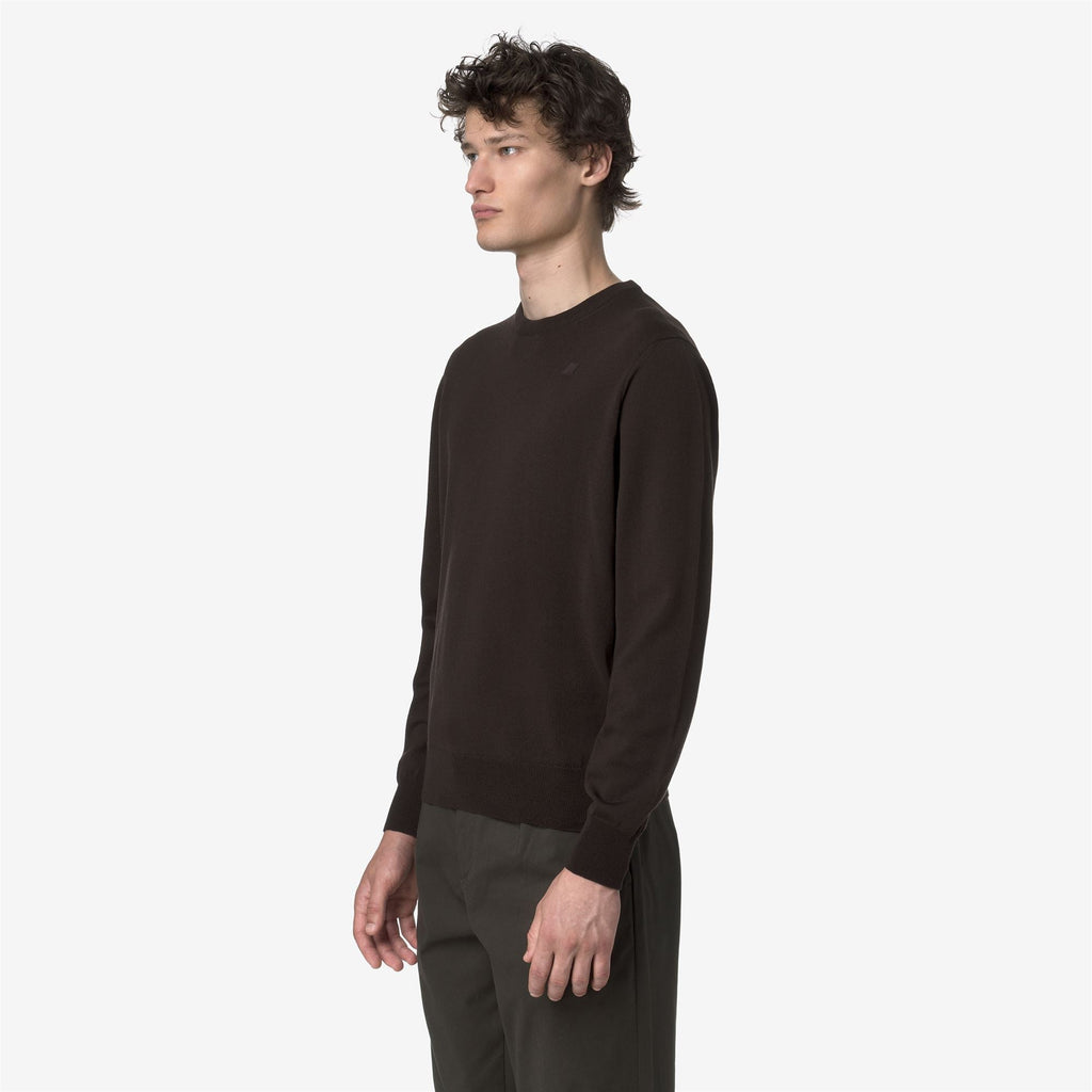 SEBASTIEN MERINO - KNITWEAR - Pull Over - Man - BLACK COFFEE