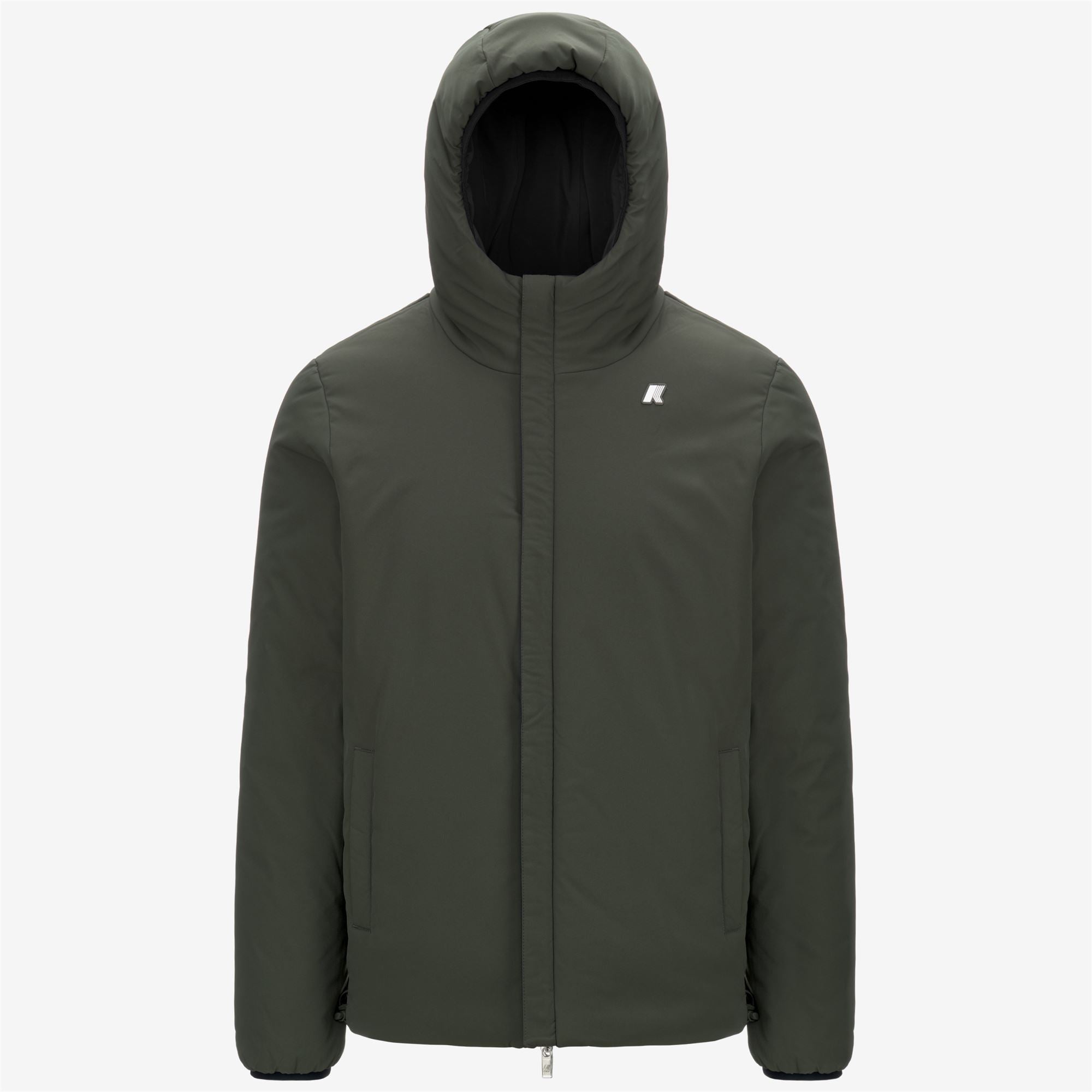 JACK ST WARM REVERSIBLE - Jackets - Short - Man - BLACK PURE-GREEN BLACKISH