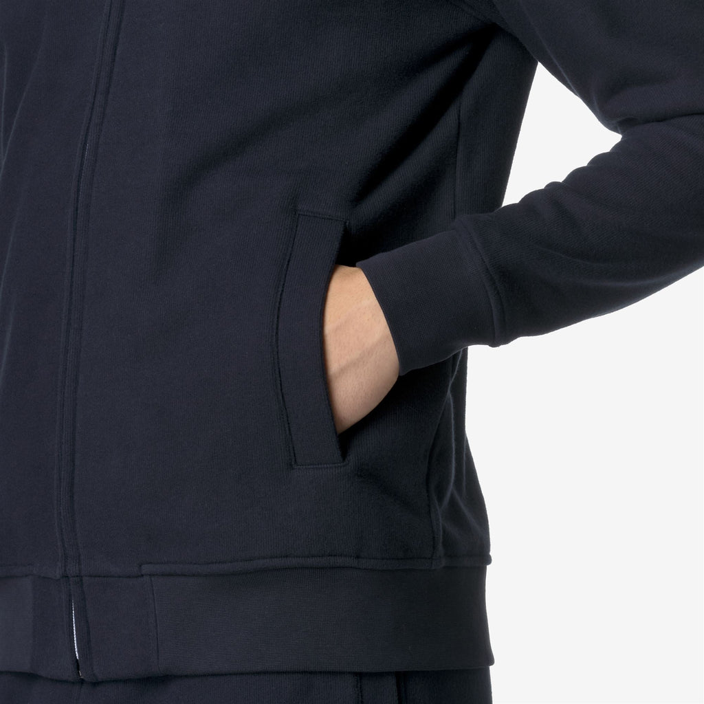 FINN HEAVY FLEECE - Fleece - Jacket - Man - BLUE DEPTH