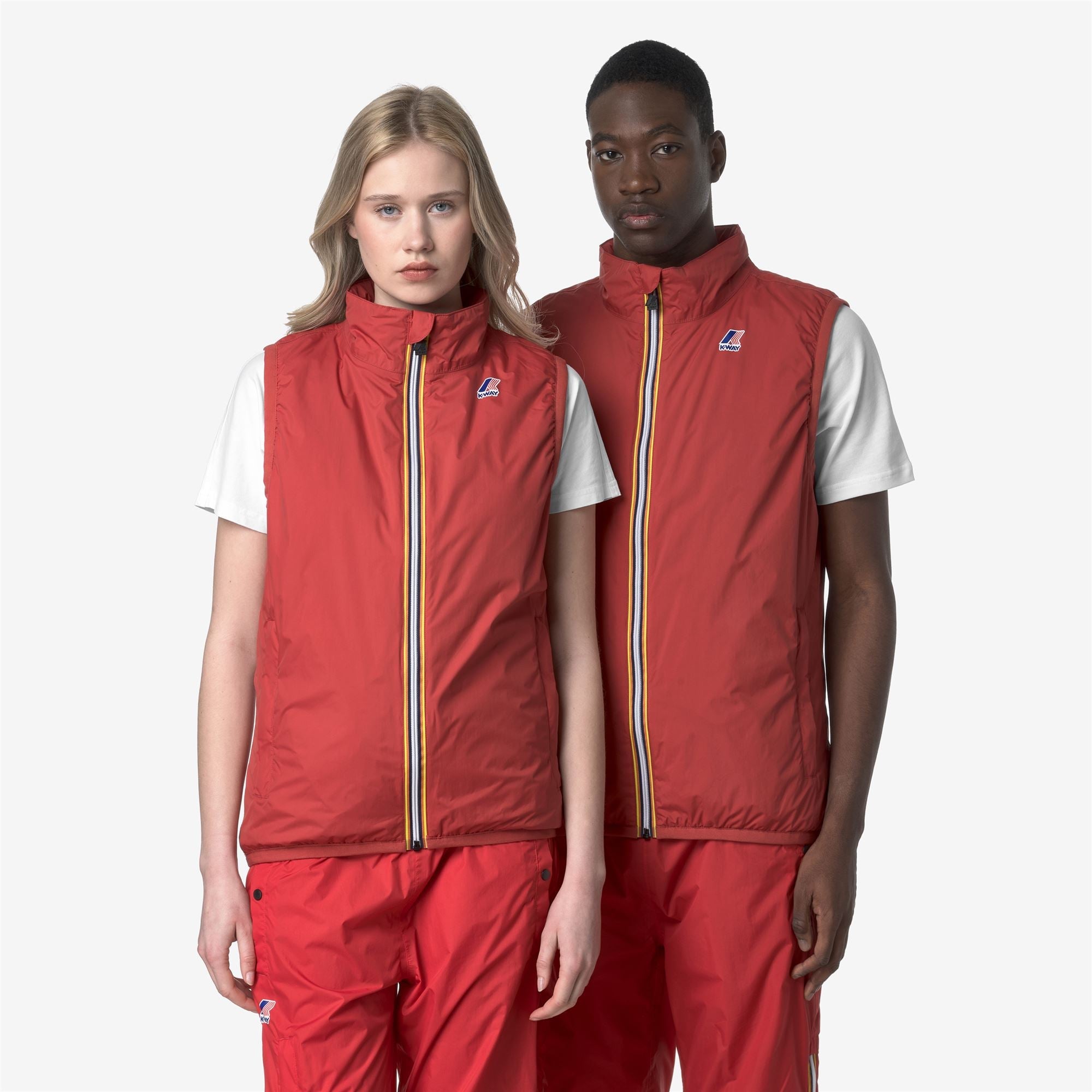 LE VRAI 4.0 ROULAND WARM - Jackets - Vest - Unisex - RED JASPER