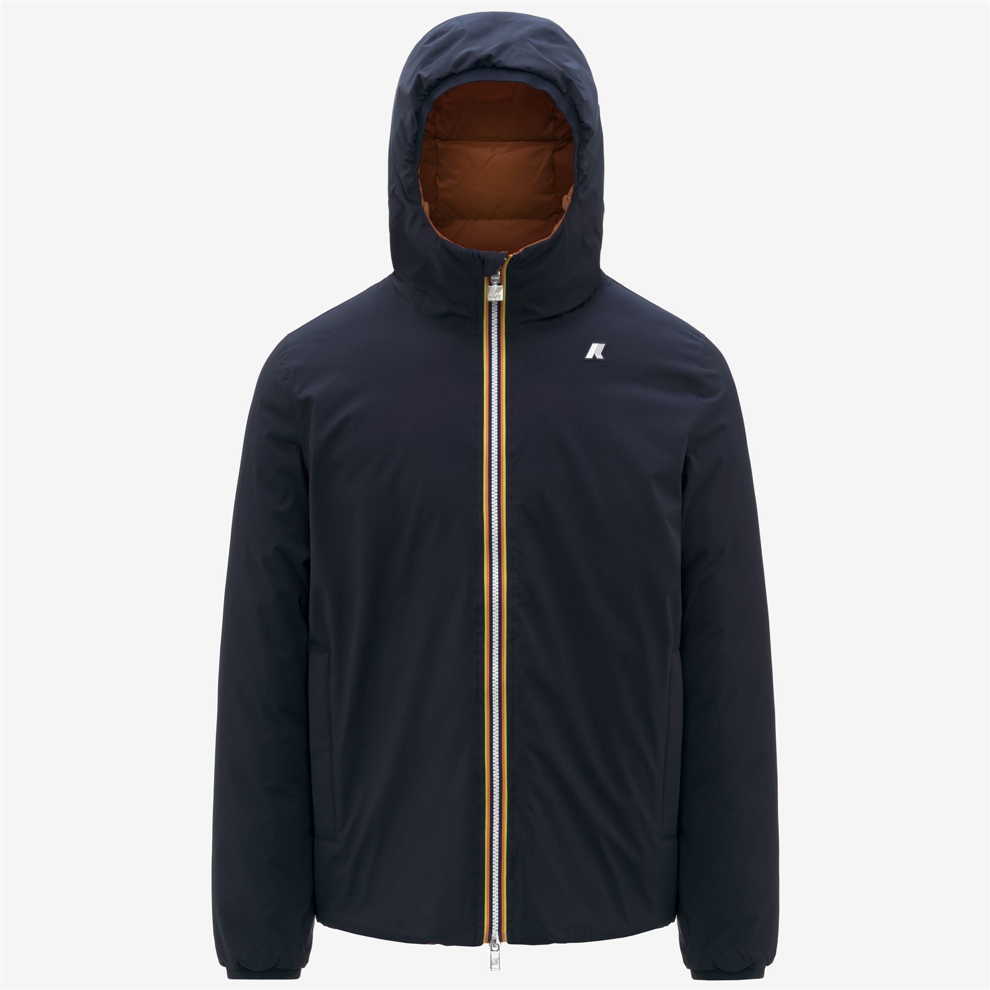 JACK ST THERMO REVERSIBLE - Jackets - Short - Man - BLUE DEPTH-ORANGE ADOBE