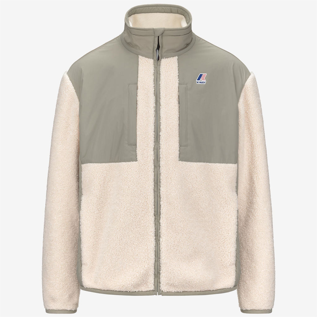 SIXTE 4.0 ORSETTO - Fleece - Jacket - Unisex - GREEN OAK-ECRU