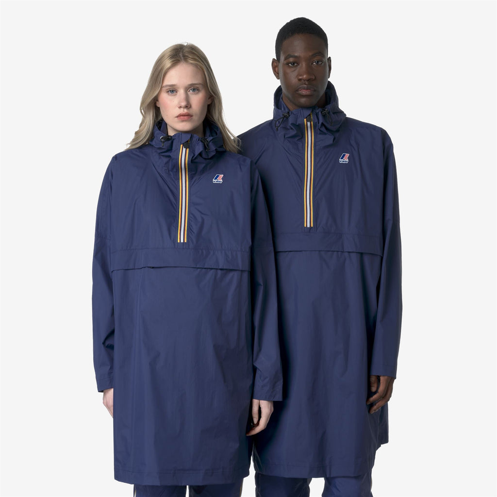 LE VRAI 4.0 FORTUNE - Jackets - PONCHO - Unisex - BLUE DEEP COBALT