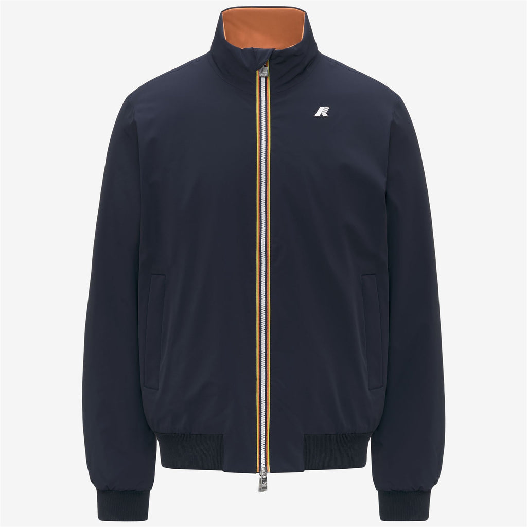 ARSENE ST WARM REVERSIBLE - Jackets - Short - Man - BLUE DEPTH-ORANGE ADOBE