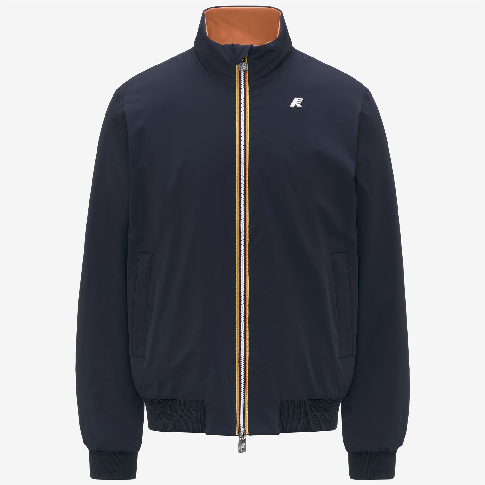 ARSENE ST WARM REVERSIBLE - Jackets - Short - Man - BLUE DEPTH-ORANGE ADOBE
