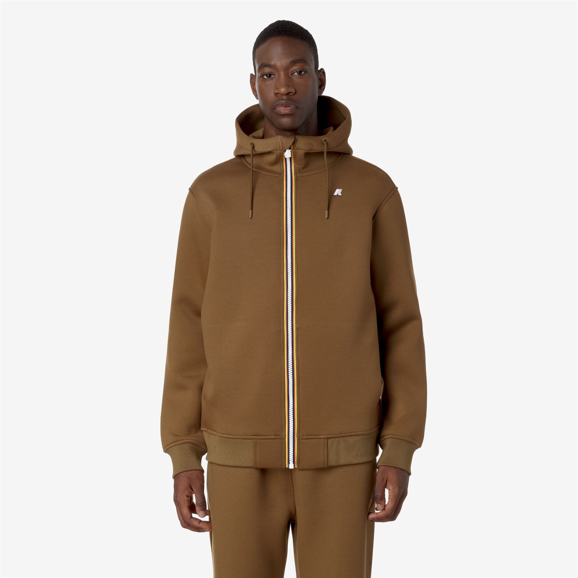 RAINER SPACER - Fleece - Jacket - Man - BROWN CORDA