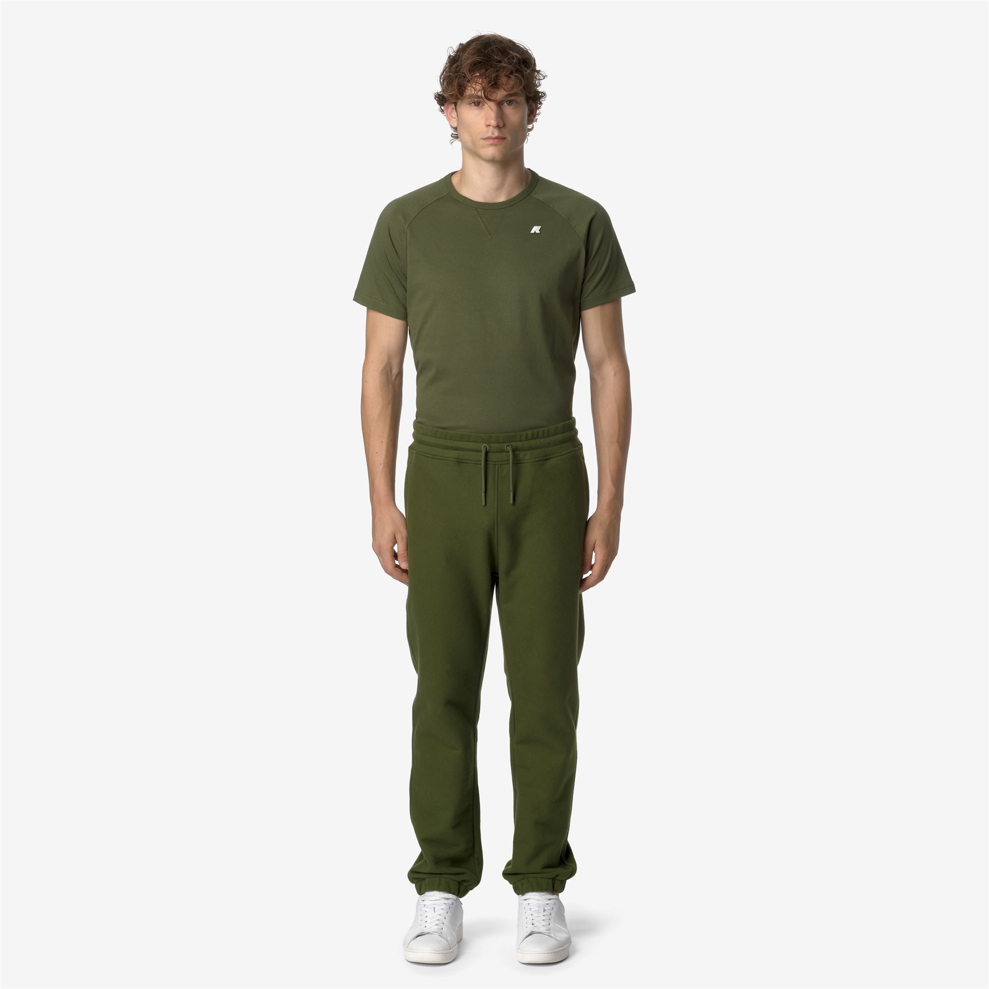 MICKYEL HEAVY FLEECE - Pants - Sport Trousers - Man - GREEN CYPRESS