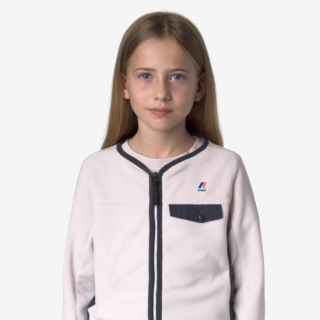 P. ARISTIDE 4.0 POLAR - Fleece - Jacket - Girl - ROSE HUSHED-BLUE DEPTH