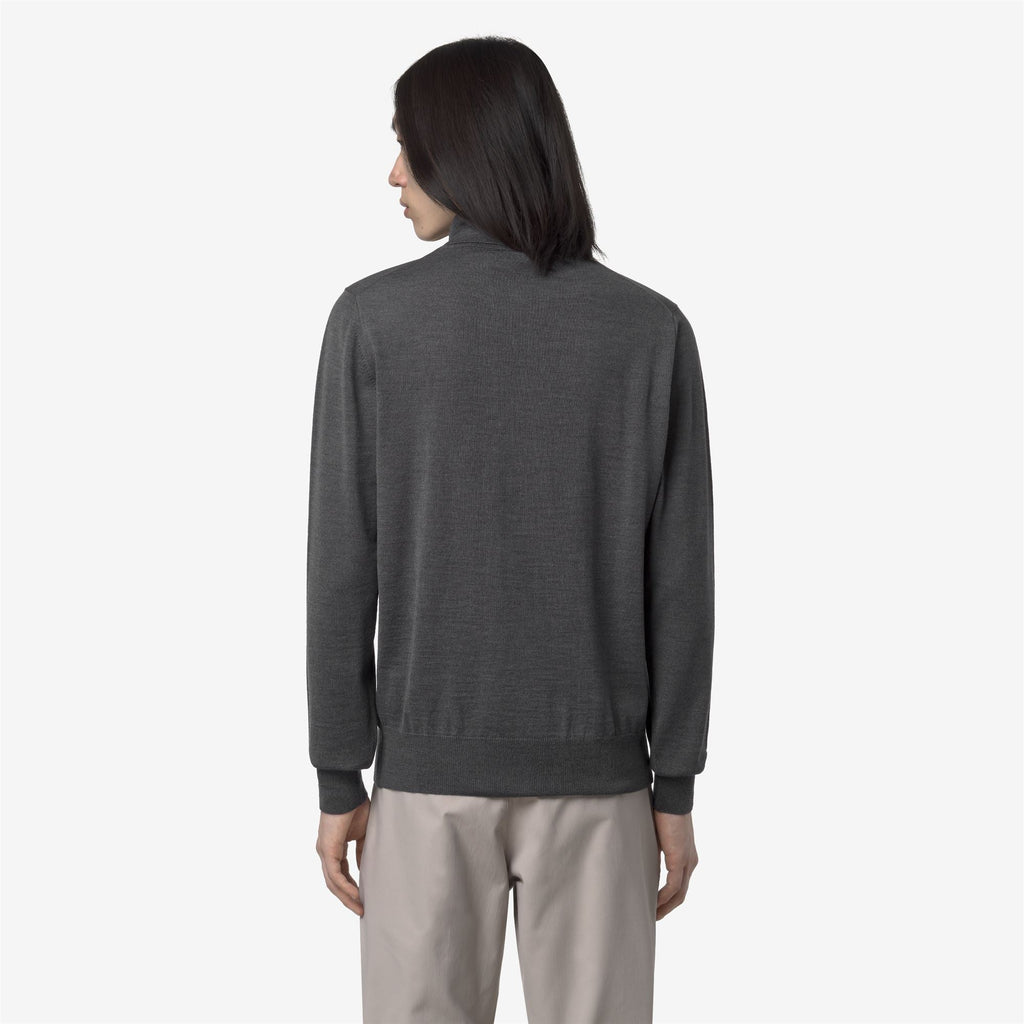 HENRY MERINO - KNITWEAR - Pull Over - Man - GREY MD MEL
