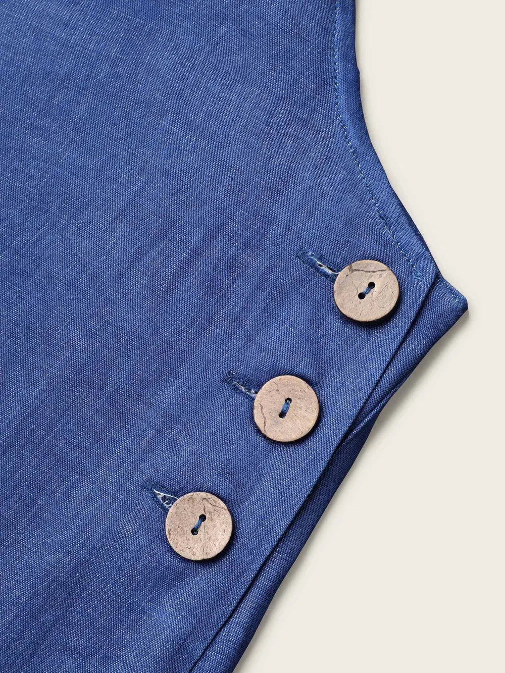 Adjustable Straps Fake-Denim Jumpsuit