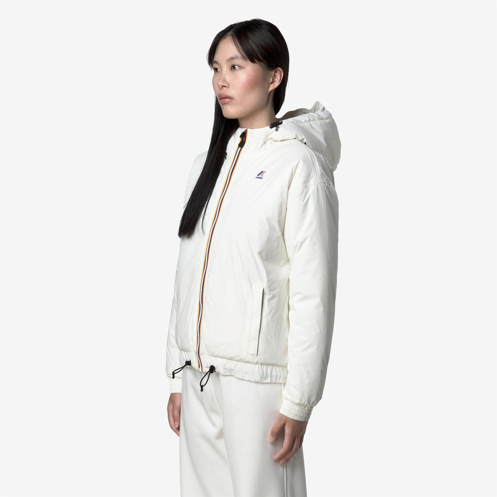 LE VRAI 4.0 ALBINE ORSETTO - Jackets - Short - Woman - WHITE GARDENIA
