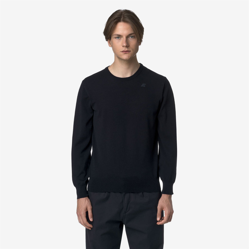 SEBASTIEN MERINO - KNITWEAR - Pull Over - Man - BLUE DEPTH