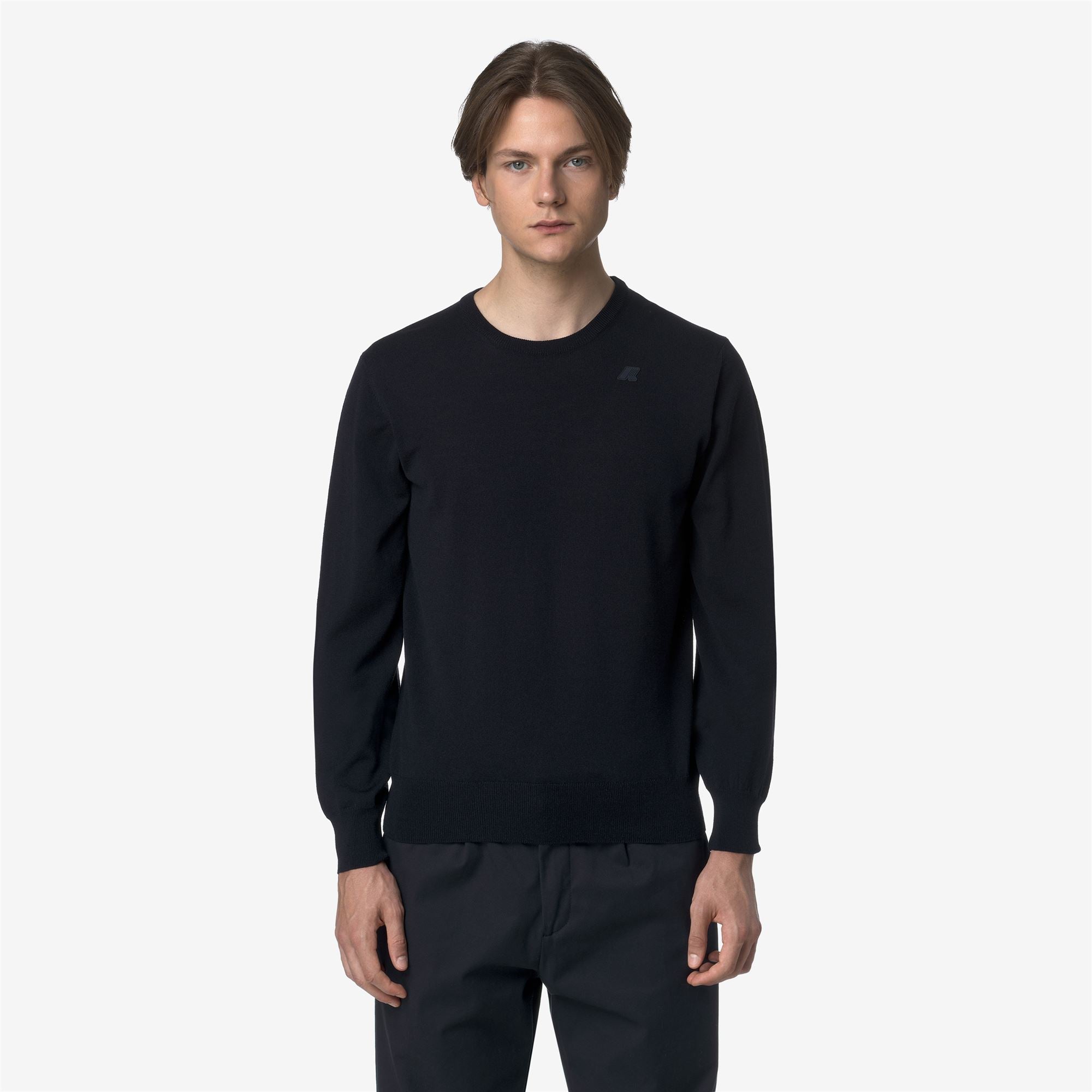 SEBASTIEN MERINO - KNITWEAR - Pull Over - Man - BLUE DEPTH