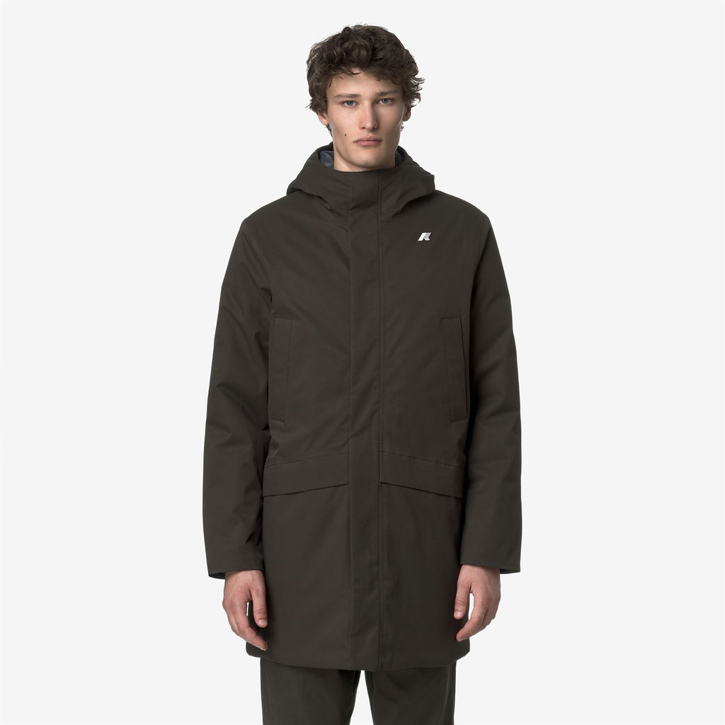 JARNO TWILL MARMOTTA - Jackets - Short - Man - BLACK OLIVE-BLUE AIRFORCE