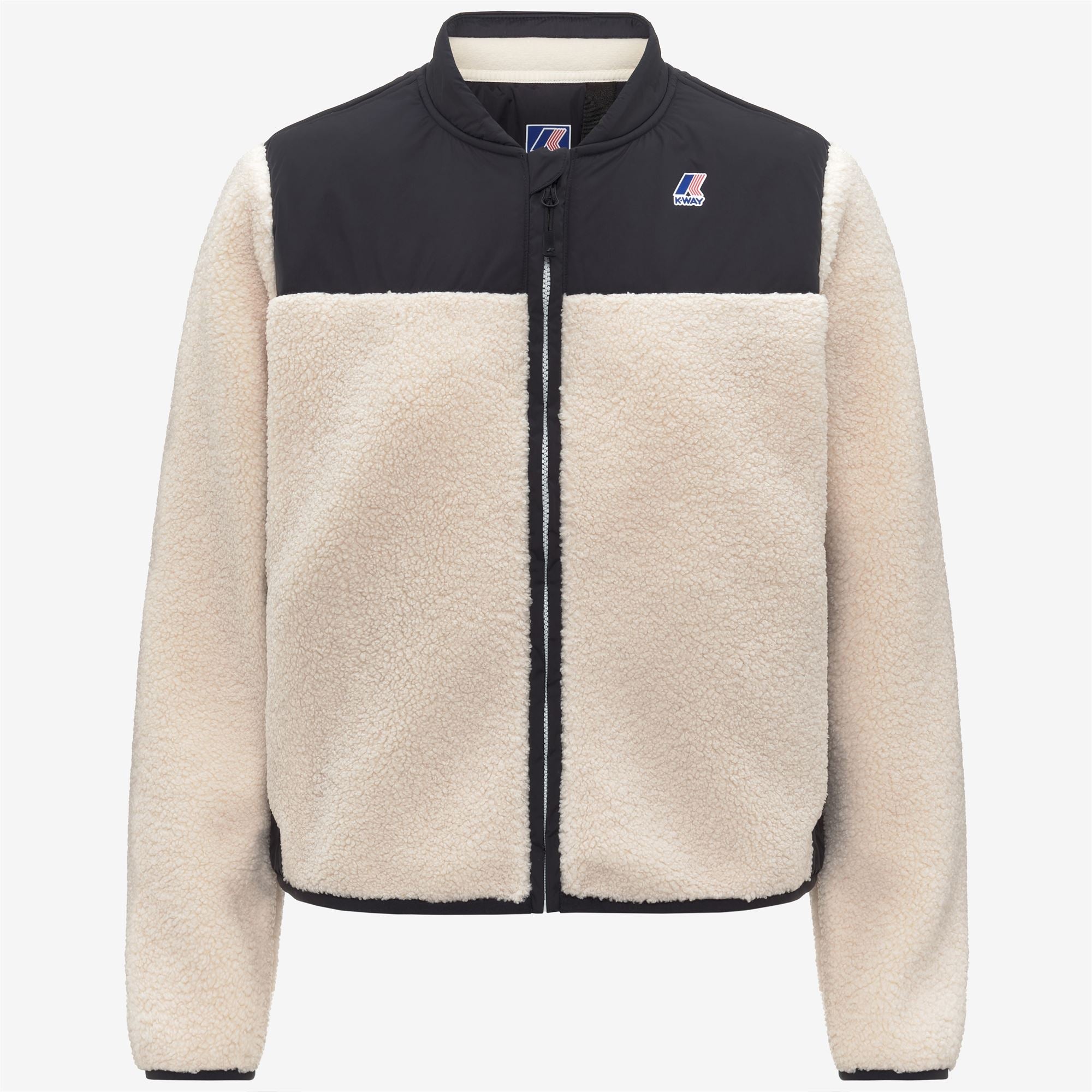BERNARDINE 4.0 ORSETTO - Fleece - Jacket - Woman - BLACK PURE-ECRU