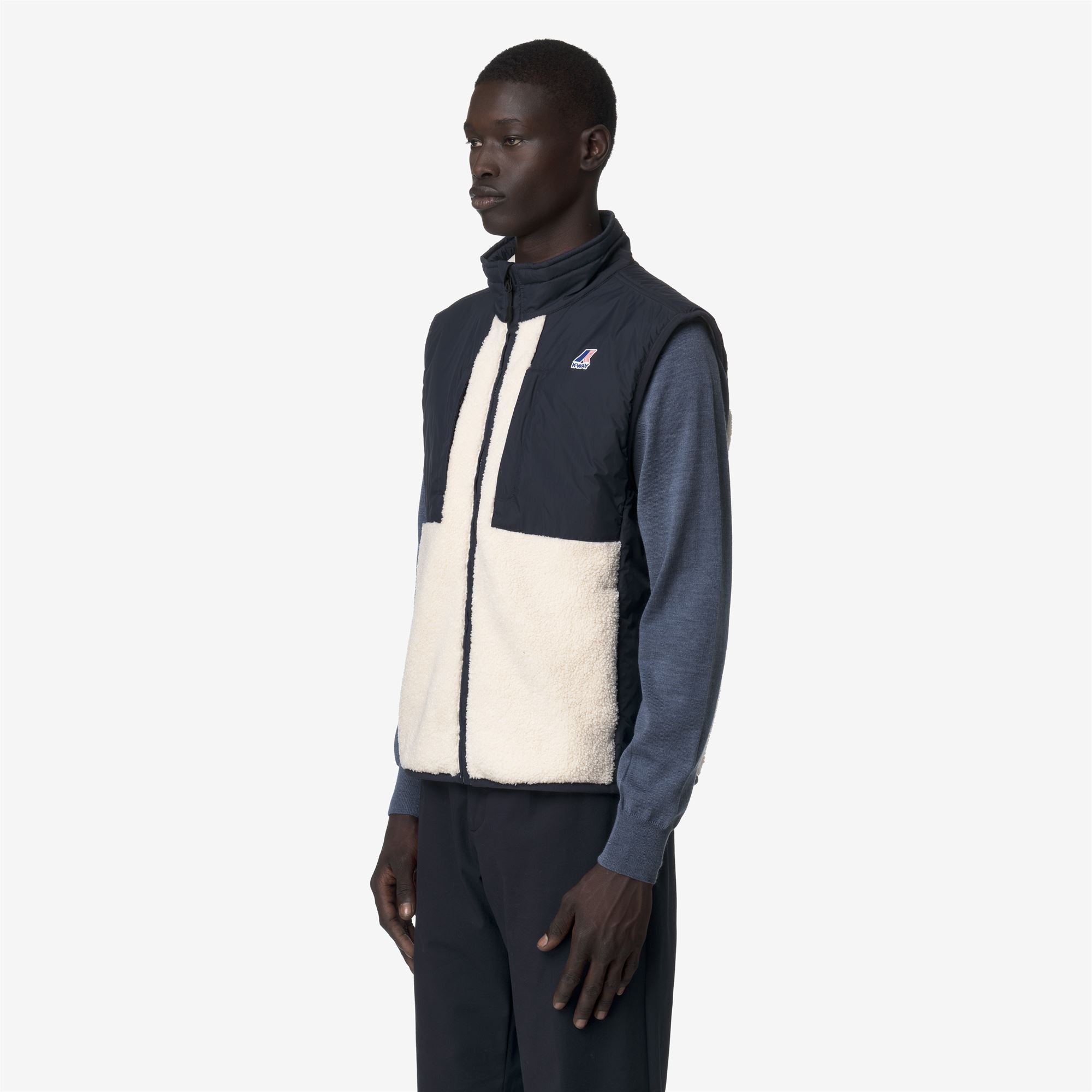 VITAL 4.0 ORSETTO - Fleece - Vest - Unisex - BLUE DEPTH-ECRU