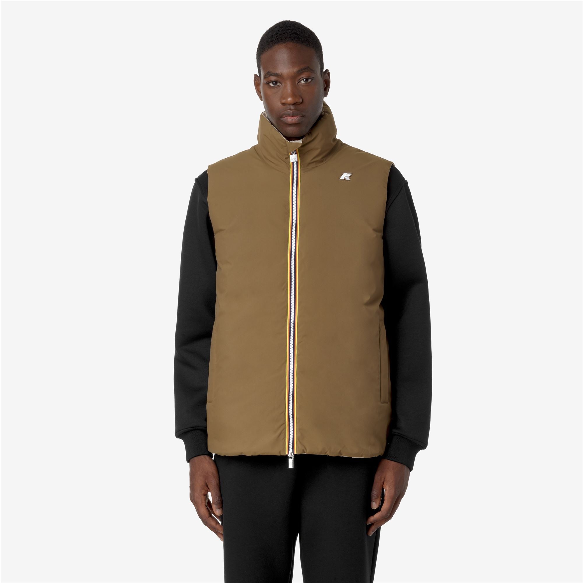 VALEN ST THERMO REVERSIBLE - Jackets - Short - Man - BROWN C-BEIGE G