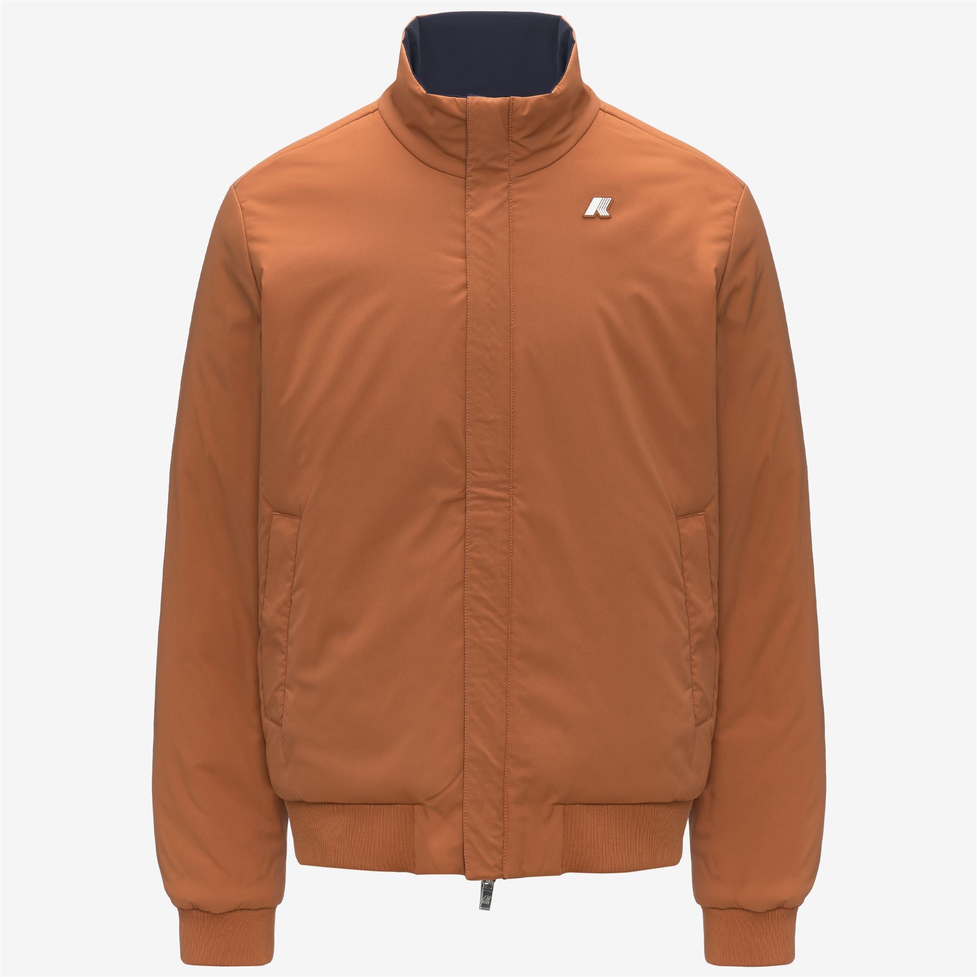 ARSENE ST WARM REVERSIBLE - Jackets - Short - Man - BLUE DEPTH-ORANGE ADOBE