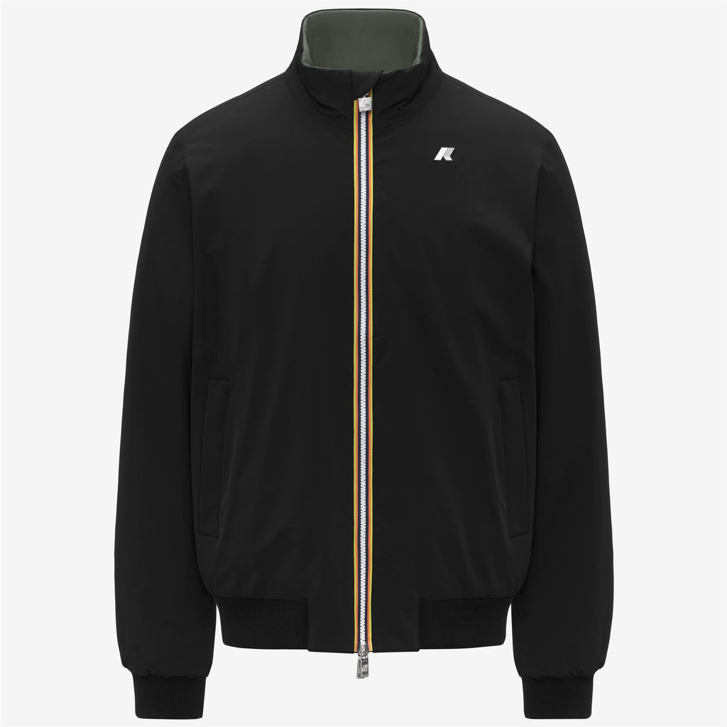 ARSENE ST WARM REVERSIBLE - Jackets - Short - Man - BLACK PURE-GREEN BLACKISH