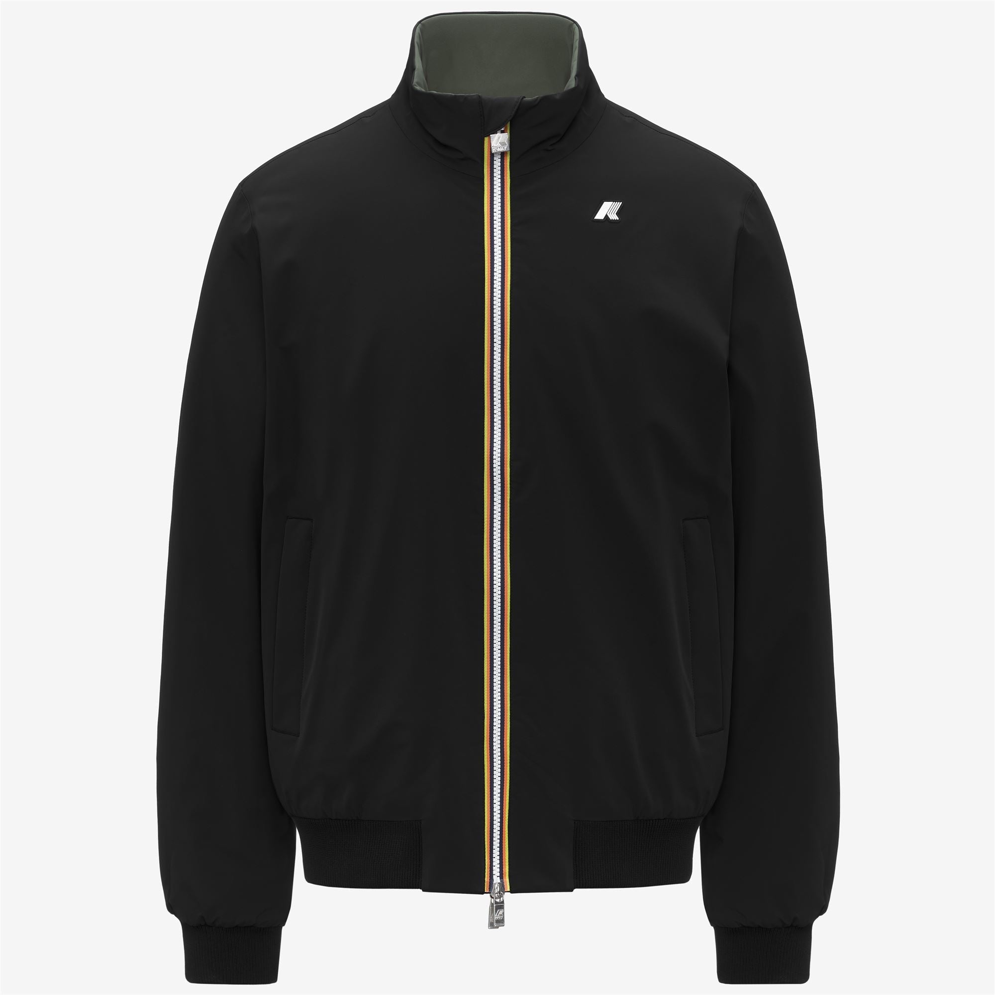 ARSENE ST WARM REVERSIBLE - Jackets - Short - Man - BLACK PURE-GREEN BLACKISH