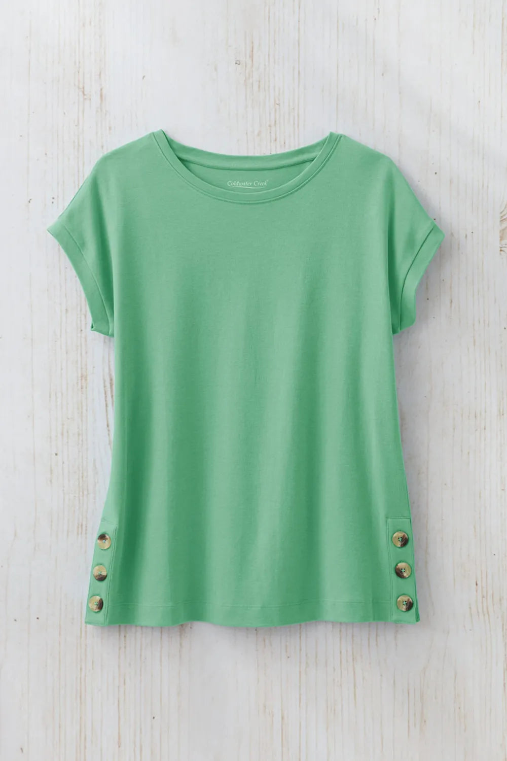 #BestCottonTM Side-Button Tunic