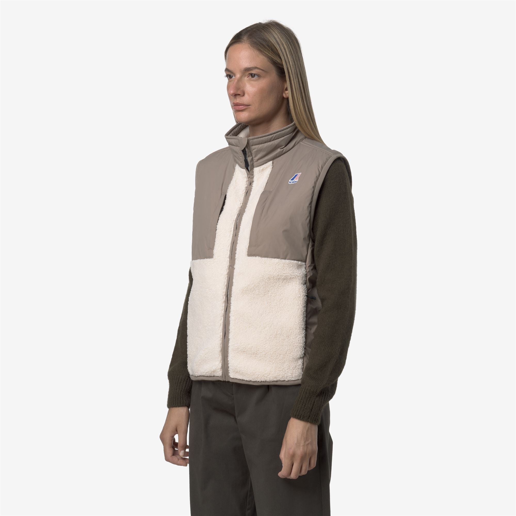 VITAL 4.0 ORSETTO - Fleece - Vest - Unisex - BEIGE TAUPE-ECRU