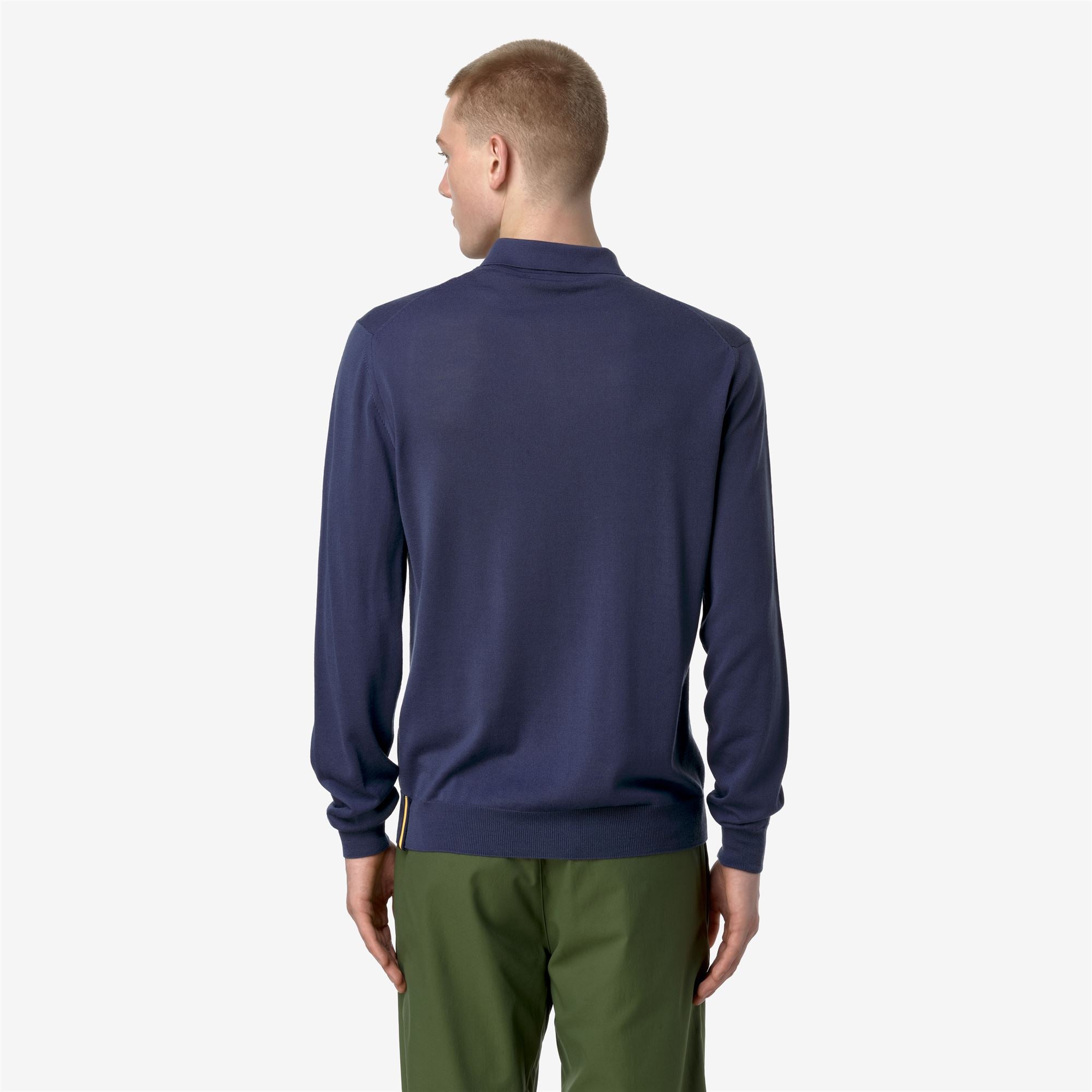 REY WOOL MERINO BLEND - KNITWEAR - Pull Over - Man - BLUE INDIGO