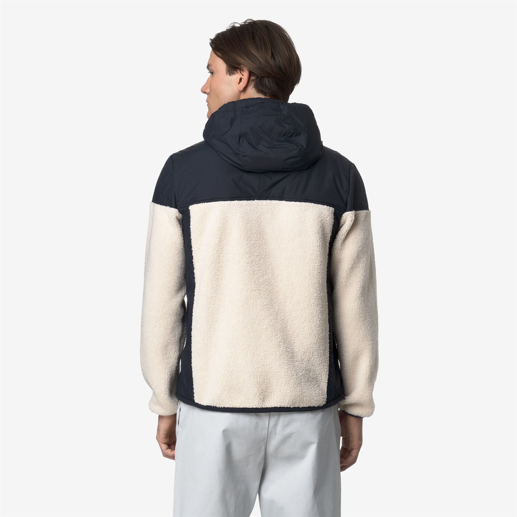 SAMSON 4.0 ORSETTO - Fleece - Hoodie Full Zip - Unisex - BLUE DEPTH-ECRU