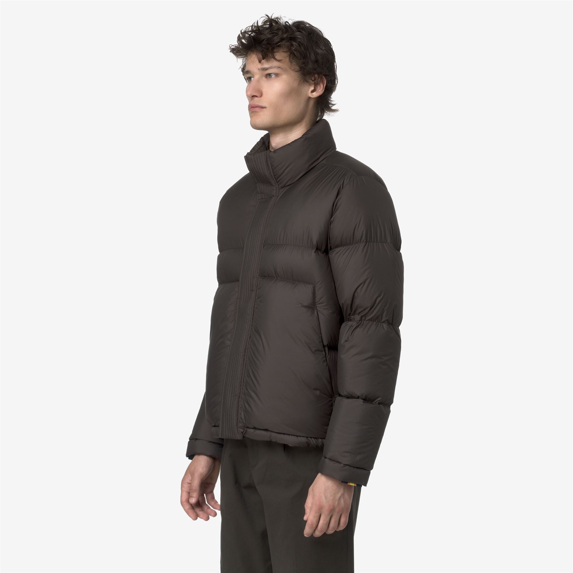 TUILL THERMO MICROFIBER - Jackets - Short - Man - BLACK OLIVE COMBO